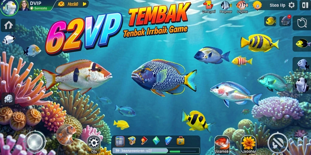 Bermain Tembak Ikan dengan grafis menawan di 62VIP.