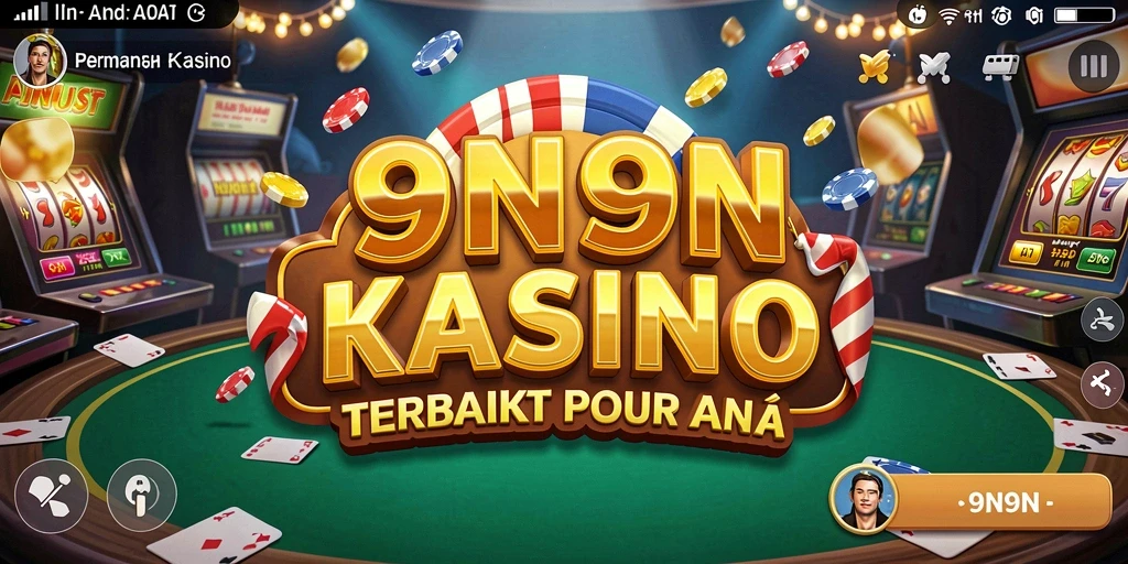 Tampilan gameplay seru dan mendebarkan di 9N9N.