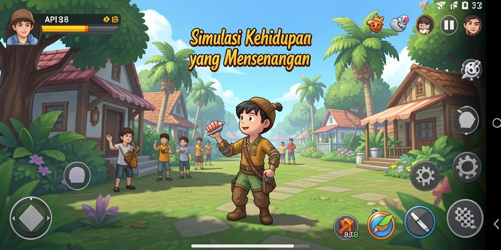Tampilan gameplay API88 yang mendebarkan dan penuh interaksi sosial.