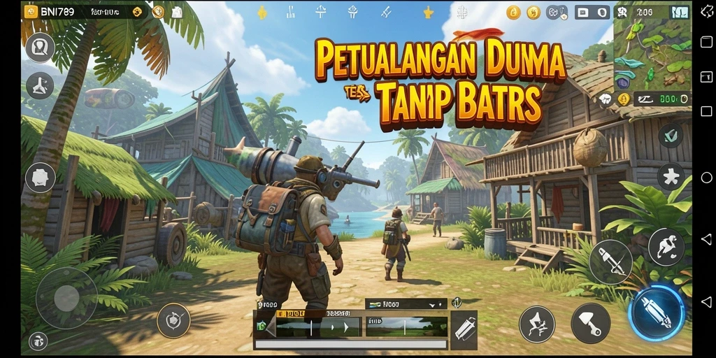 Gameplay BNI789 menampilkan eksplorasi dunia yang imersif dan memukau.