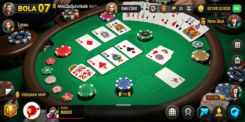 Gameplay QiuQiu BOLA07 menegangkan dan seru.