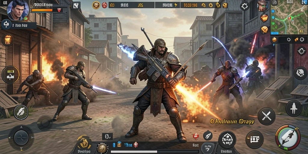 Tampilan gameplay G668 menampilkan strategi pertempuran yang mendebarkan.