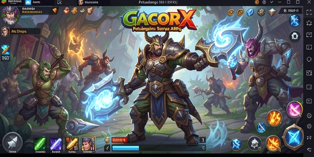 Gameplay GACORX yang seru dan mendebarkan dalam dunia ARPG.