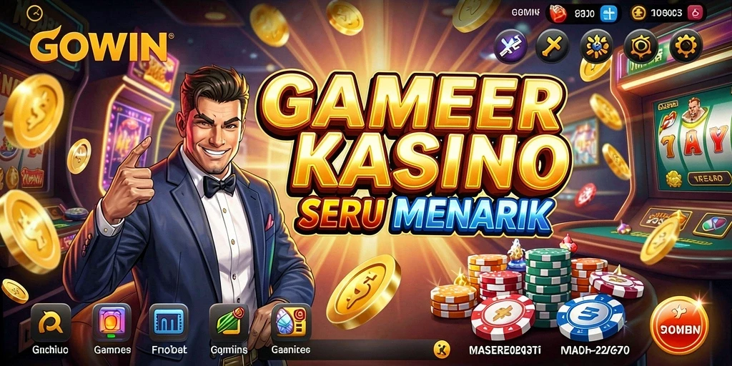 Tampilan menarik dari gameplay GOWIN Kasino yang seru.