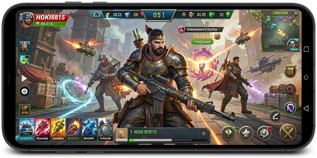 Tampilan menakjubkan dari gameplay strategi HOKI8815.