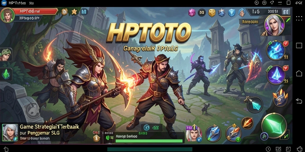 Tampilan gameplay seru dengan strategi mendalam.