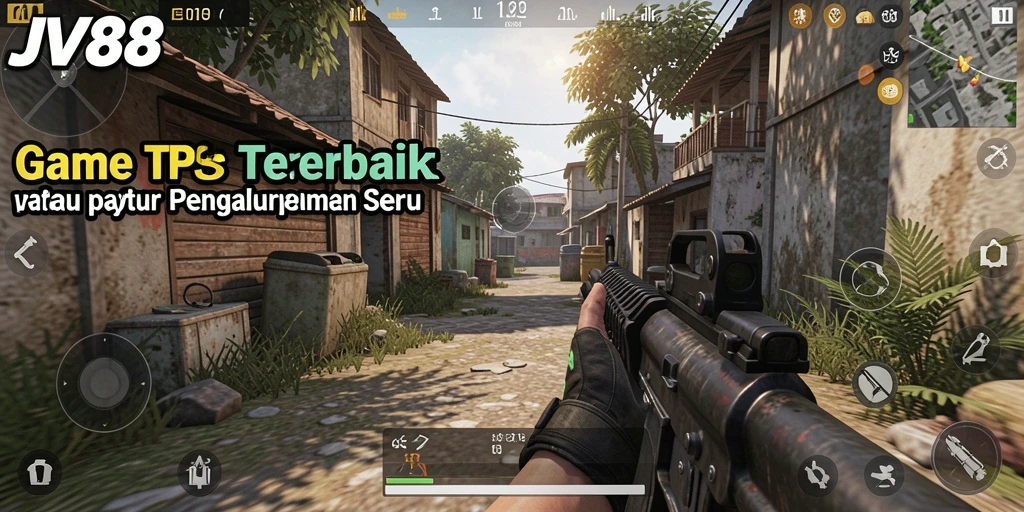 Tampilan seru dari gameplay JV88 saat epic battle.
