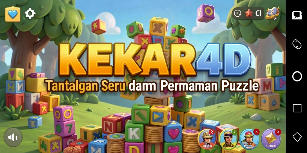 Tangkapan layar gameplay <strong>KEKAR4D</strong> yang menunjukkan tantangan puzzle yang seru.