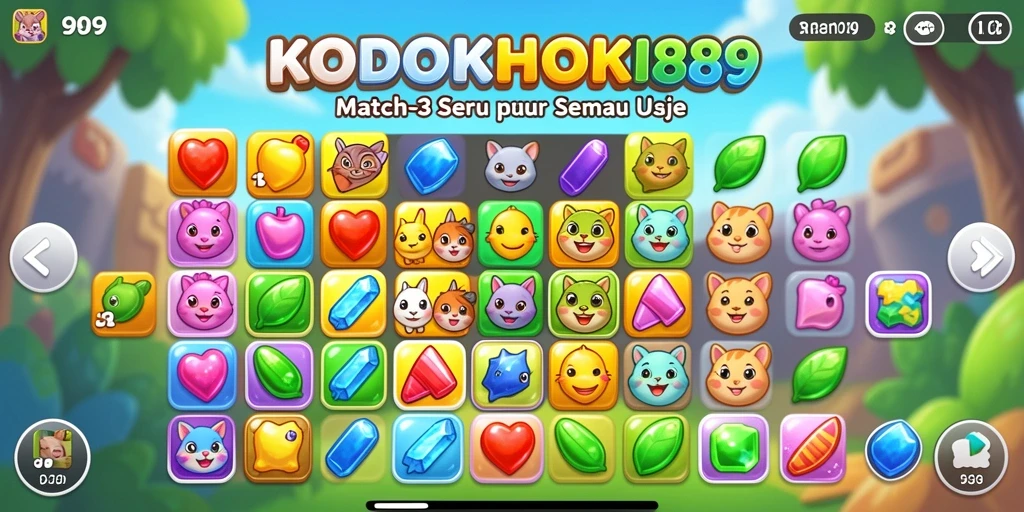 Screenshot gameplay KODOKHOKI889 yang seru dan penuh warna.