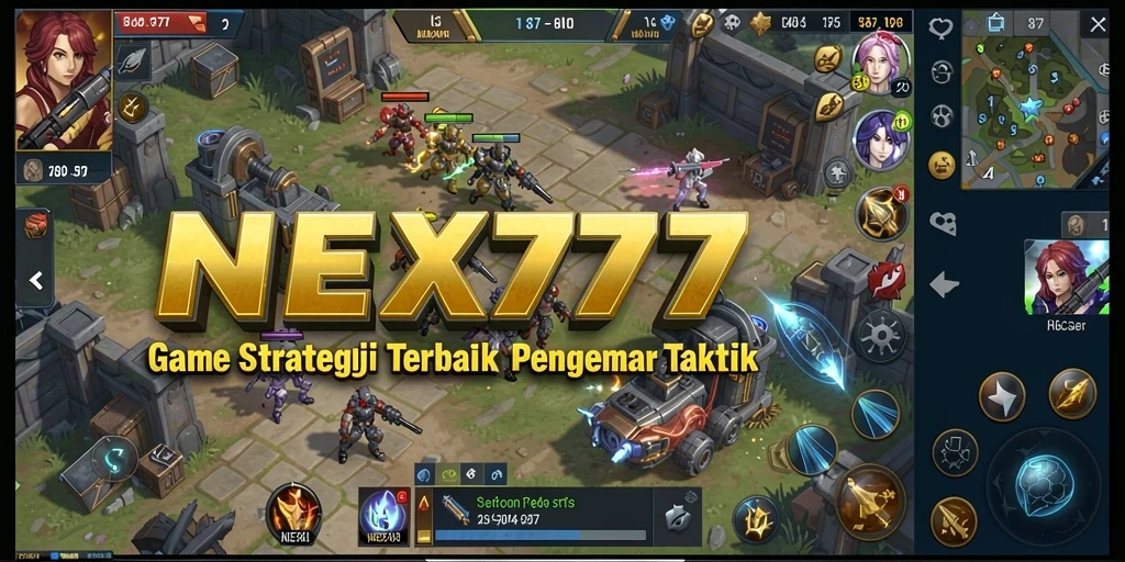 Tampilan gameplay strategi NEX777 yang mendebarkan dan penuh aksi.