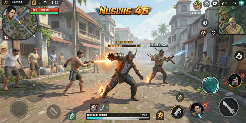 Gameplay PK95 menampilkan pertempuran strategi yang intens dan mendebarkan.