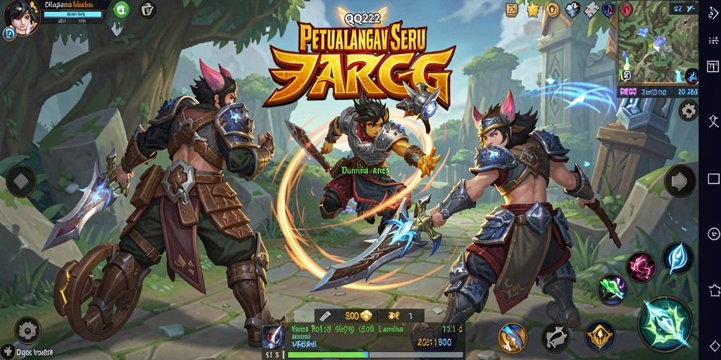 Gameplay menarik dalam QQ222 dengan aksi ARPG yang mendebarkan.