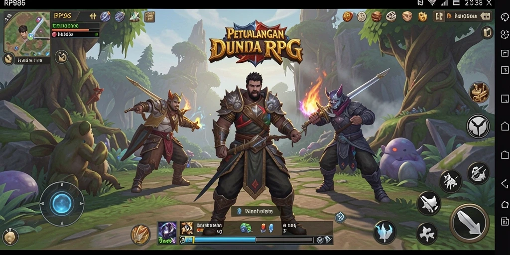 Tampilan utama gameplay <strong>RP886</strong> menampilkan aksi pertarungan yang mendebarkan.