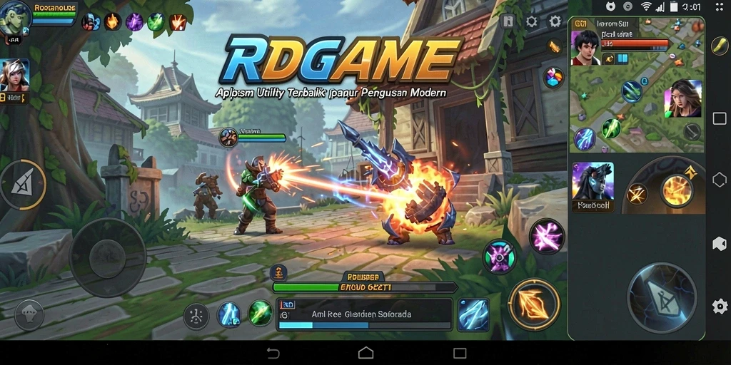 Screenshot RPGAME menampilkan fungsionalitas aplikasi Utility yang canggih.