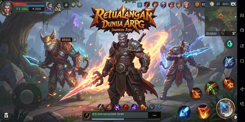 Screenshot gameplay dari petualangan ARPG seru di RR666.