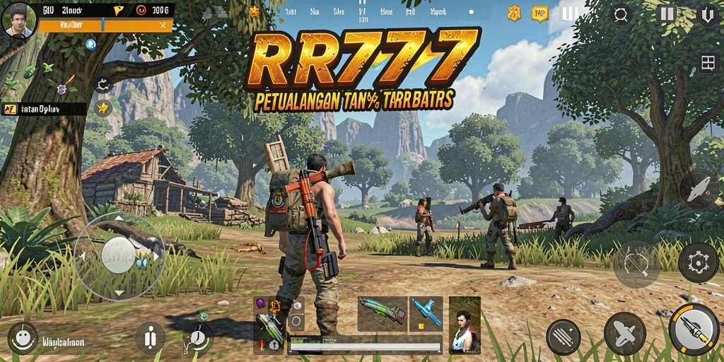 Screenshot gameplay RR777 dengan petualangan mendalam di dunia terbuka.