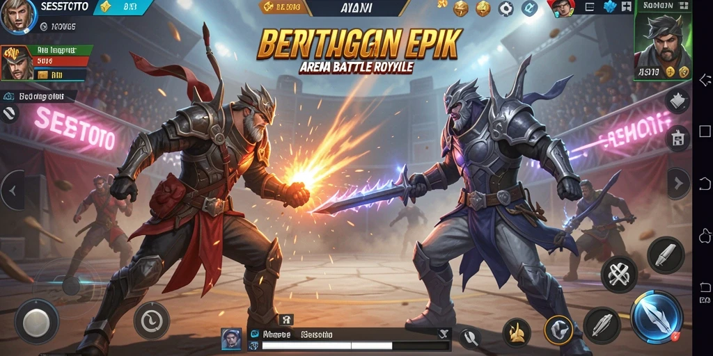 Gameplay seru SESETOTO dalam pertempuran Battle Royale.