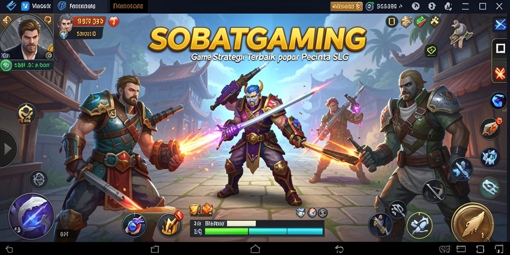 Tampilan gameplay SOBATGAMING yang seru dan menantang.