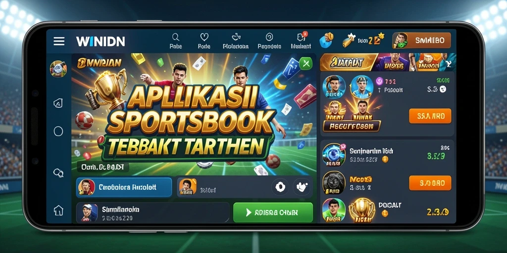 Tampilan gameplay menarik dari aplikasi WINIDN untuk taruhan olahraga.