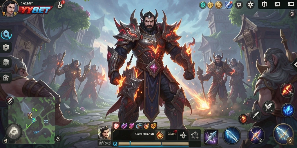 Tampilan gameplay YYBET yang menarik dengan karakter beragam.